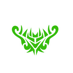 Vibrant green abstract design featuring intricate patterns, suitable for creative projects and backgrounds