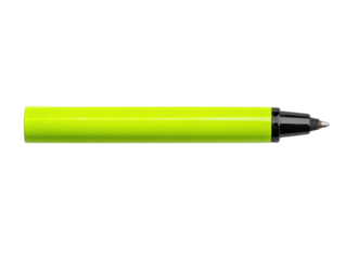 Office equipment highlighting cutout background elements modern workspace image of a green marker