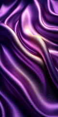 Obraz premium Flowing liquid metal, deep purple, studio lighting, low angle, dynamic motion.