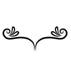 Fototapeta premium Elegant decorative swirl design with intricate patterns suitable for invitations or artistic projects