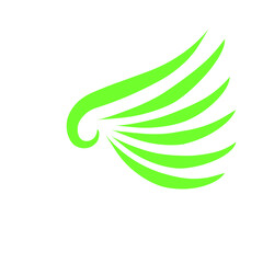 Vibrant green abstract design featuring dynamic shapes and flowing lines, ideal for creative projects