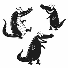 crocodile with a crocodile