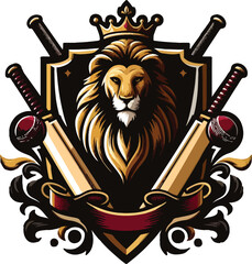 Dynamic Cricket Sport Logo Design | Custom Branding for Teams & Tournaments 