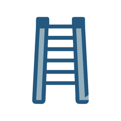 Ladder Icon with Vertical Rails Design
