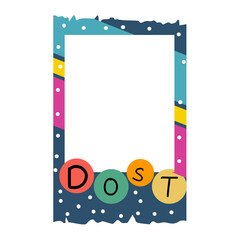 Obraz premium polaroid vector frame