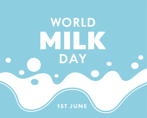 Celebrate World Milk Day on 1st June with Milk Waves.