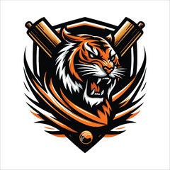 Web Explore this bold and energetic cricket sport logo design