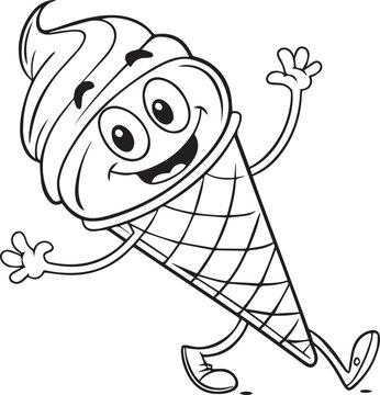 recommend clip art: ice cream with hand drawn doodle silhouette vector, ice cream with hand drawn doodle logo vector, ice cream with hand drawn doodle vector illustration, Outline ice cream popsicle stick vector one line