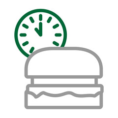 Parcel Package Vector Line Dark Green Grey Icon Design