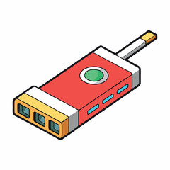 Fototapeta premium Streaming-capture-card-minimalist-design 