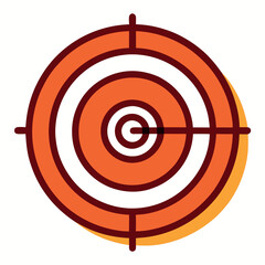 Target-illustration-whit-solid-colour-outline 