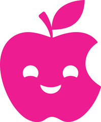 vector illustration of an apple