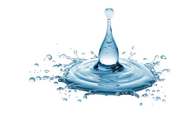 Water Drop Splash - A Perfect Moment in Nature