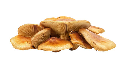 Fototapeta premium Close-up of a cluster of brown mushrooms