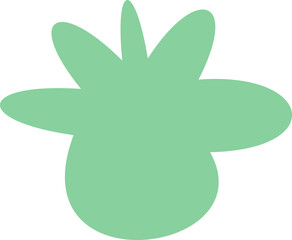 Colorful abstract geometric shapes in flat style on white background, perfect for modern design, kids elements, creative decorations, or trendy retro aesthetics.