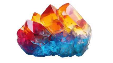 Stunning Colorful Crystal Formation
