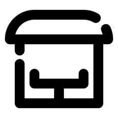 Halte icon broken style