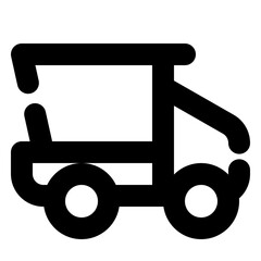 Sand Truck icon broken style
