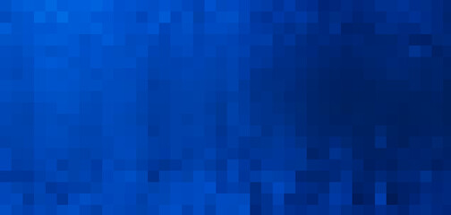 Gradient blue background. Geometric texture of light-dark blue squares. The substrate for branding, calendar, postcard, screensaver, poster, cover .Rectangles with colorful gradient on abstract 