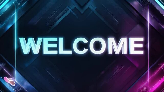 opening with a &ldquo;welcome&rdquo; sign in a modern style and the latest technology