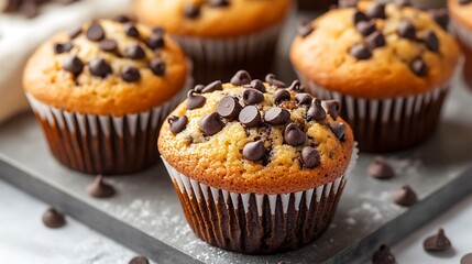 Delicious Chocolate Chip Muffins: A Sweet Treat