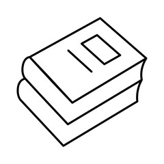 Book Line Icon. Education, E-Learning, School, College, Study, Knowledge Icons Editable Stroke Vector Illustration