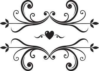 floral design of decorative elements