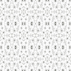 Seamless Isolated Bloom Textile Pattern &ndash; Elegant Floral Design for Fashion, Fabric, and Print