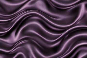 Obraz premium Elegant flowing wavy purple fabric creates a luxurious background