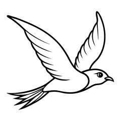 Fototapeta premium Flying birds vector