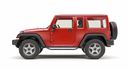 SUV Car Isolated 