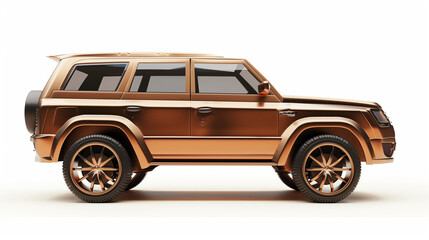 SUV Car Isolated 