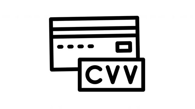cvv animated icon