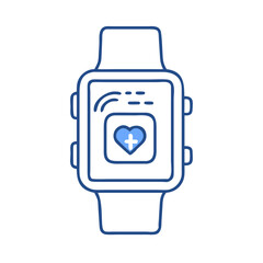 smartwatch icon, smartwatch vector illustration-simple illustration of smartwatch, perfect for smartwatch logos and icons