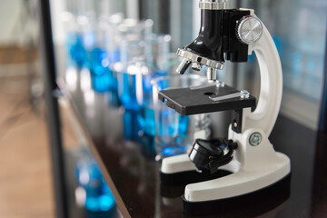 Scientist using Science laboratory research . Science concept