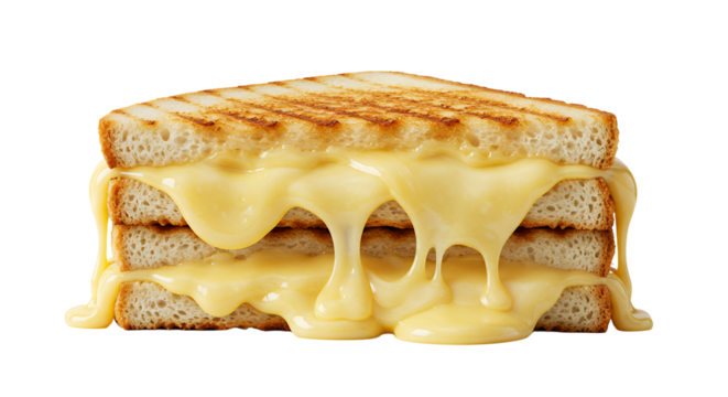 Melted cheese sandwich with layers and gooey texture captivating visual appeal for food photography
