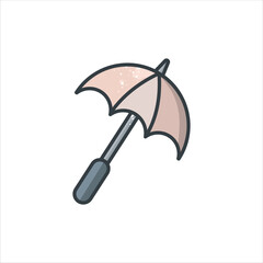 Umbrella Icon - Tool and Equipment Icon Illustration