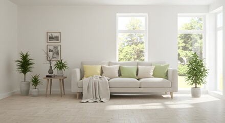 Bright and Airy Living Room Design Minimalist Interior Inspiration