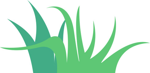 Grass Illustration Design Element Set