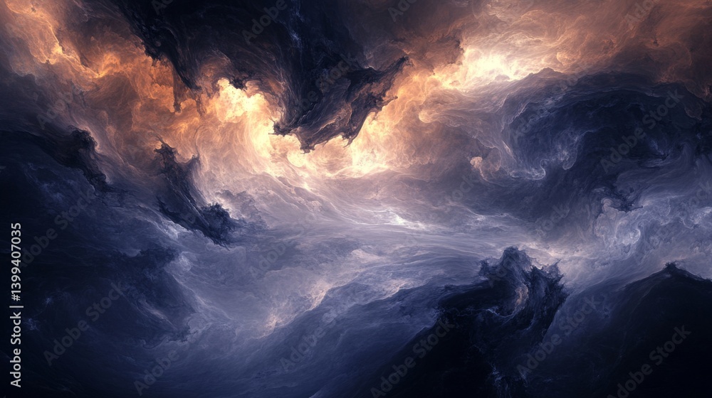 Poster a high-quality image of an abstract background with a mix of light and dark gradients, creating a dr