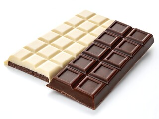 Milk Chocolate and Dark Chocolate Bars A Delicious Duo