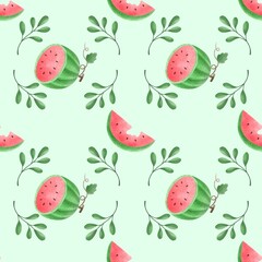 Cute Summer Fruit Pattern – Watermelon Style
