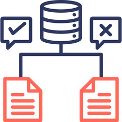 Data Collection line color icon