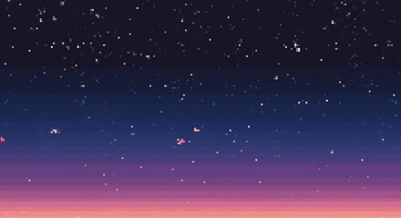 Fototapeta premium Celestial Dust at Dawn AI Generated