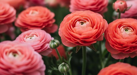 Obraz premium Coral Bloom Symphony AI Generated
