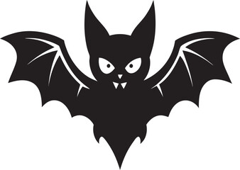 bat on a white background