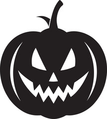 halloween pumpkin isolated on white