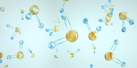 Carbon dioxide or Co2 molecule, Net Zero and carbon neutral. Investment sustainability,...