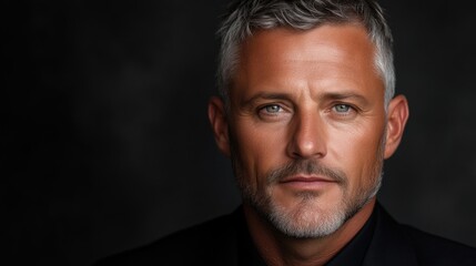 Fototapeta premium Mature man with thoughtful expression