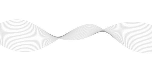 Abstract wave pattern with multiple curved lines